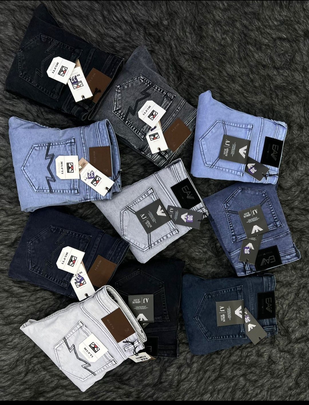 Blue, Trendy Slim Fit Stretchable
